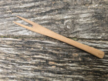 Holz Aprikosenholz-Gabel