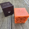 bougie "zécube" mandarine – Image 3
