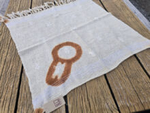 foulard de mariage "henné"