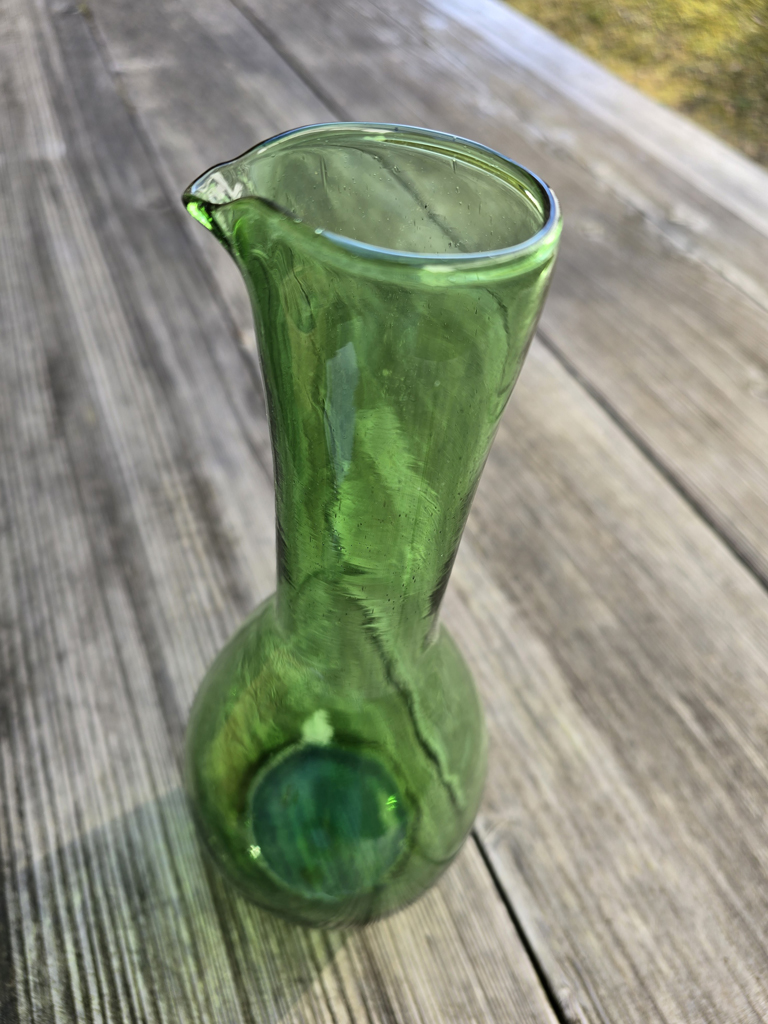 verre vert carafe/pichet – Image 3
