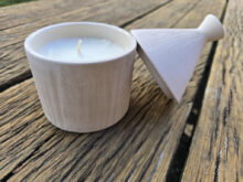 bougie "tajine" blanc
