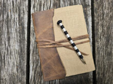 Buch A5 Leder