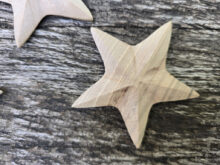 Holz Nussbaum-Stern M