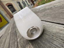 Duftlampe Keramik blanc